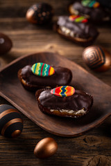 Chocolate glazed cake