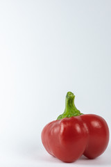 Red capsicum closeup