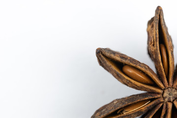 Star anise close up