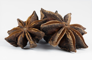 Star anise close up