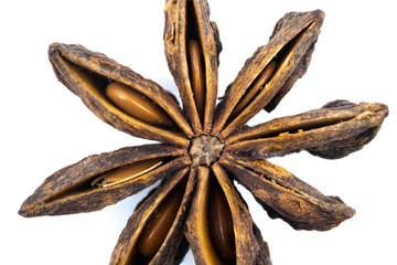 Star anise close up