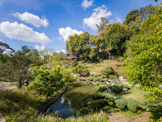 Fototapeta na wymiar Beautiful Japanese Garden of Huntington Library