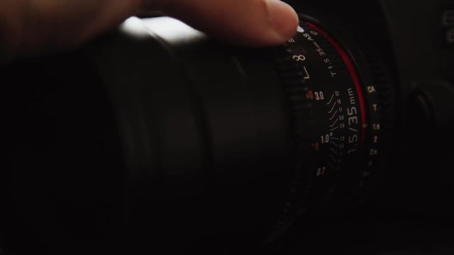 	cine lens focusing close up macro