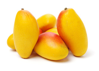 Mango on white background