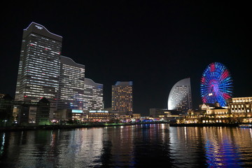 みなとみらいの夜景