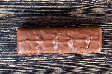 A little milk chocolate