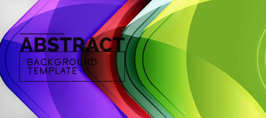 Obraz premium Light effects glossy arrows background