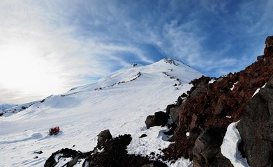 winter in the mountains