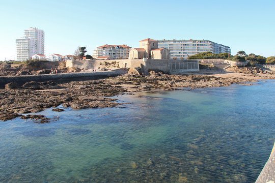 Atlantic littoral in La Chaume (France)