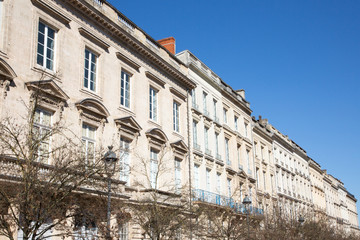 Fototapeta na wymiar Haussmann building in Paris city France