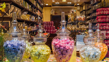 Candy and sweets in sho