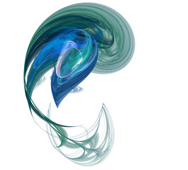 An abstract computer generated modern fractal design. Abstract fractal color texture. Digital art....