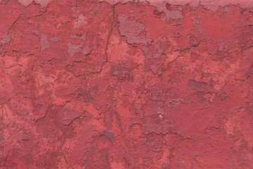 red wall background