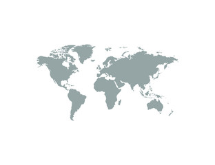 Fototapeta na wymiar Earth map. Earth Globe icon. World map. Earth in flat design