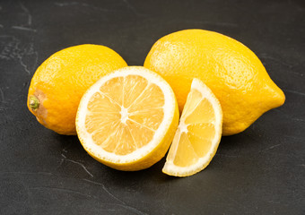 Fresh fruit lemons