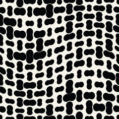 seamless geometric halftone vector pattern