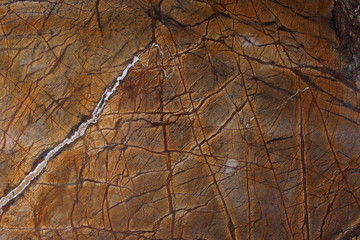 Background natural stone marble brown with an interesting pattern called Bidasar Brown - 260222303