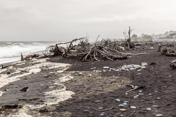 jade beach Hokitika, New Zealand