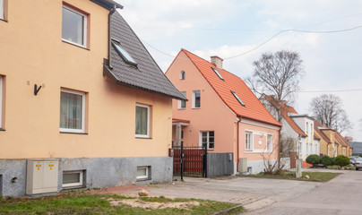Fototapeta na wymiar house in tallinn estonia