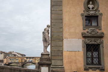 Fototapeta na wymiar Paesaggio urbano, Firenze