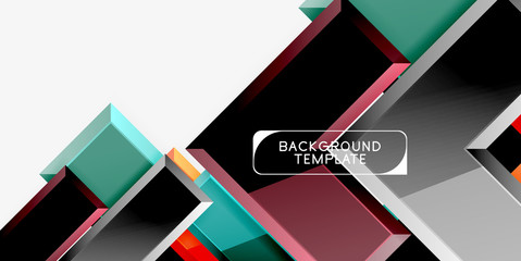 Abstract arrows composition background