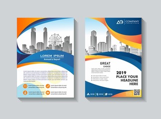 abstract cover and layout for presentation and marketing