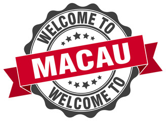 Macau round ribbon seal