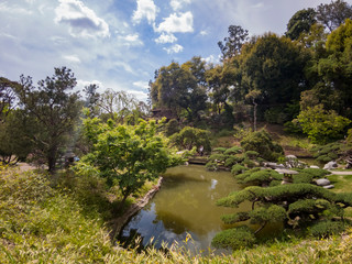 Fototapeta na wymiar Beautiful Japanese Garden of Huntington Library