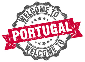 Portugal round ribbon seal