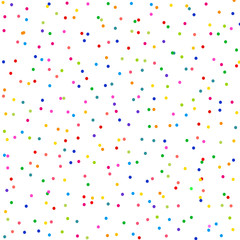 Colorful points  on a white background