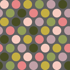 Seamless vector of multicolored geometric shapes on a dark background