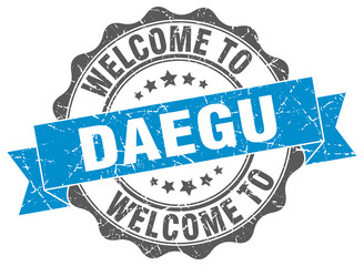 Fototapeta premium Daegu round ribbon seal