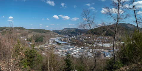 Aussichtspunkt im Sauerland auf Altenhundem