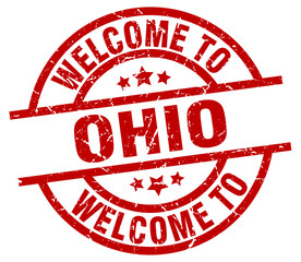welcome to Ohio red stamp