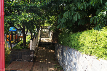 놀이터로 가는 길