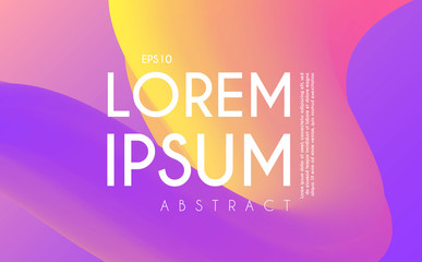 Liquid Color Abstract 3D Background. Bright Space. Landing Page Design Template.
