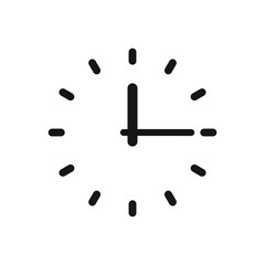 Clock icon, time icon vector