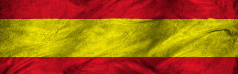 image of flag of Spain close up