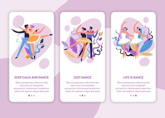 Dance classes online web page template ballet and ballroom dancing