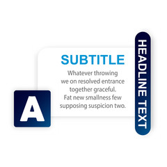 Sticker icon. Abstract paper infografics. Vector in lable style