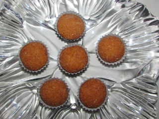 Banana gourmet brigadeiro with cinnamon         