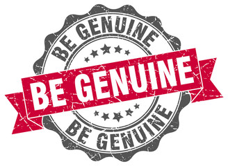 be genuine stamp. sign. seal