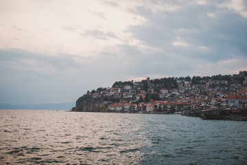 Fototapeta na wymiar View of Ohrid, North Macedonia