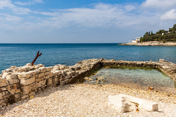 Natural swimming pool Pula Croatia