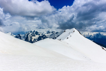 The Mountains Of Georgia. Svanetia. Caucasus mountain
