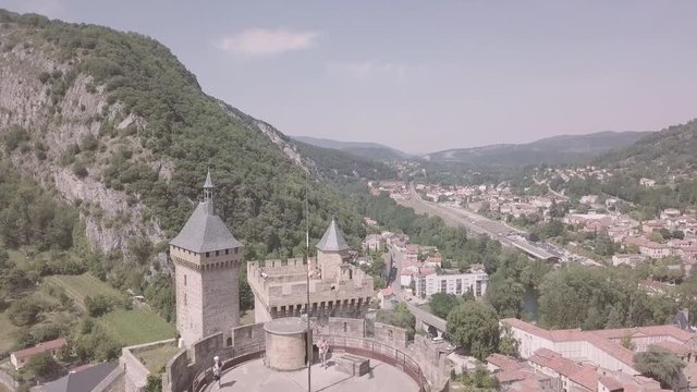Foix aerial view