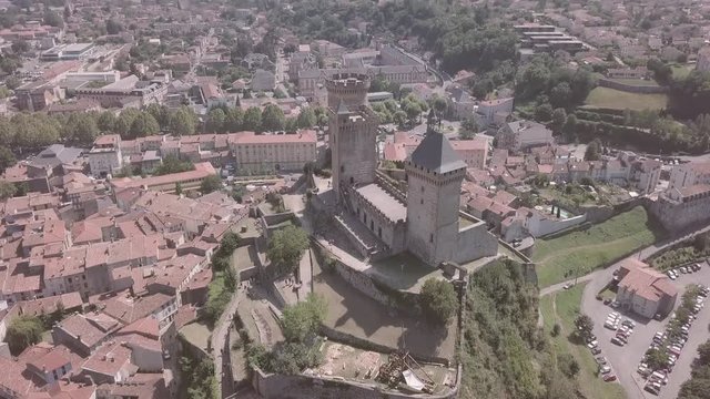 Foix aerial view