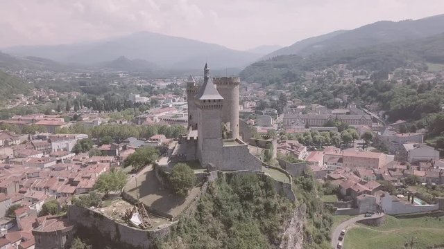 Foix aerial view