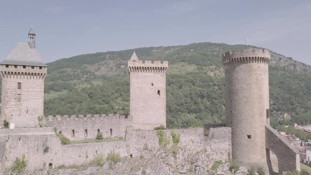 Foix aerial view