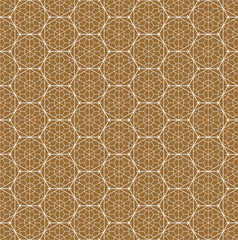 Seamless pattern based on Japanese ornament Kumiko